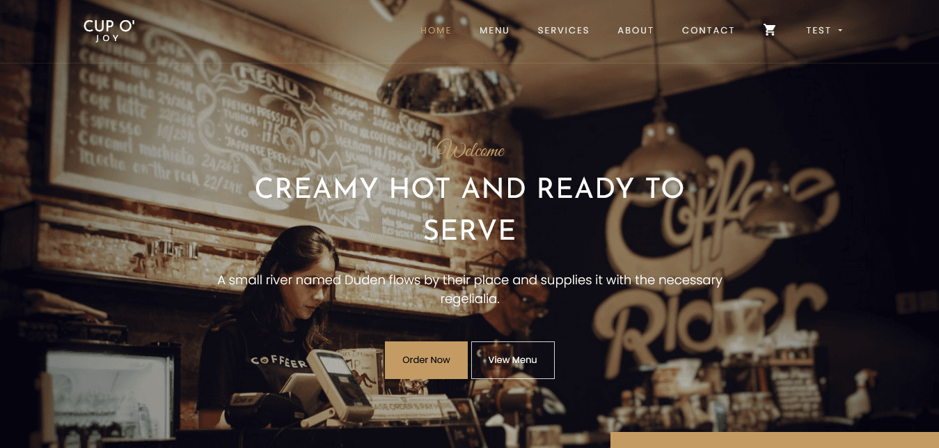 Coffee Shop E-Commerce